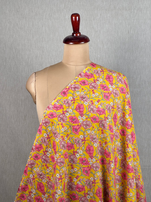 Discharge Printed Cotton Fabric