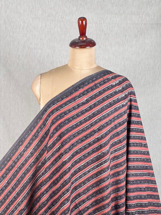 Bagru Hand-Printed Cambric Cotton Fabrics