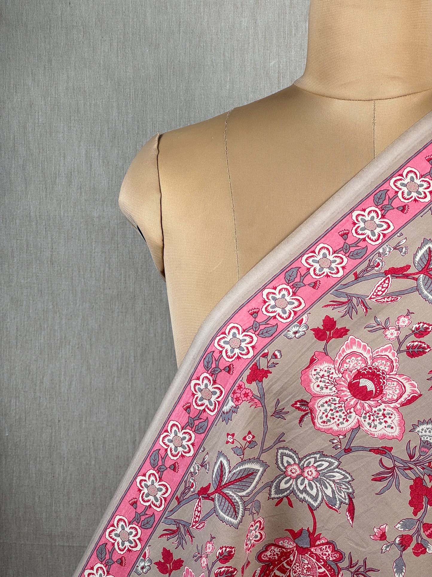 Discharge Printed Cotton Fabric