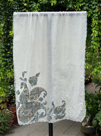 Applique Embroidered Chanderi Dupatta