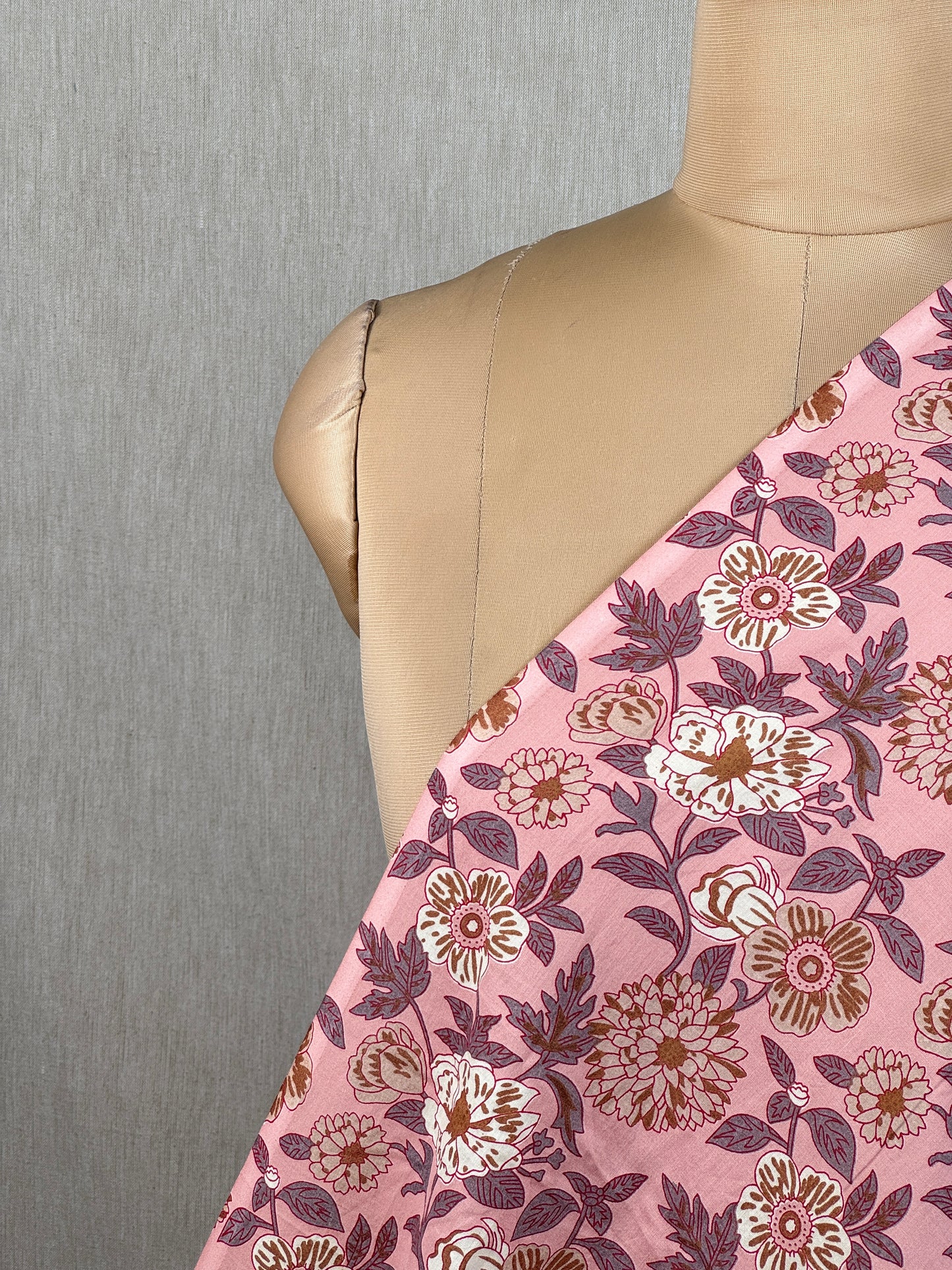 Discharge Printed Cotton Fabric