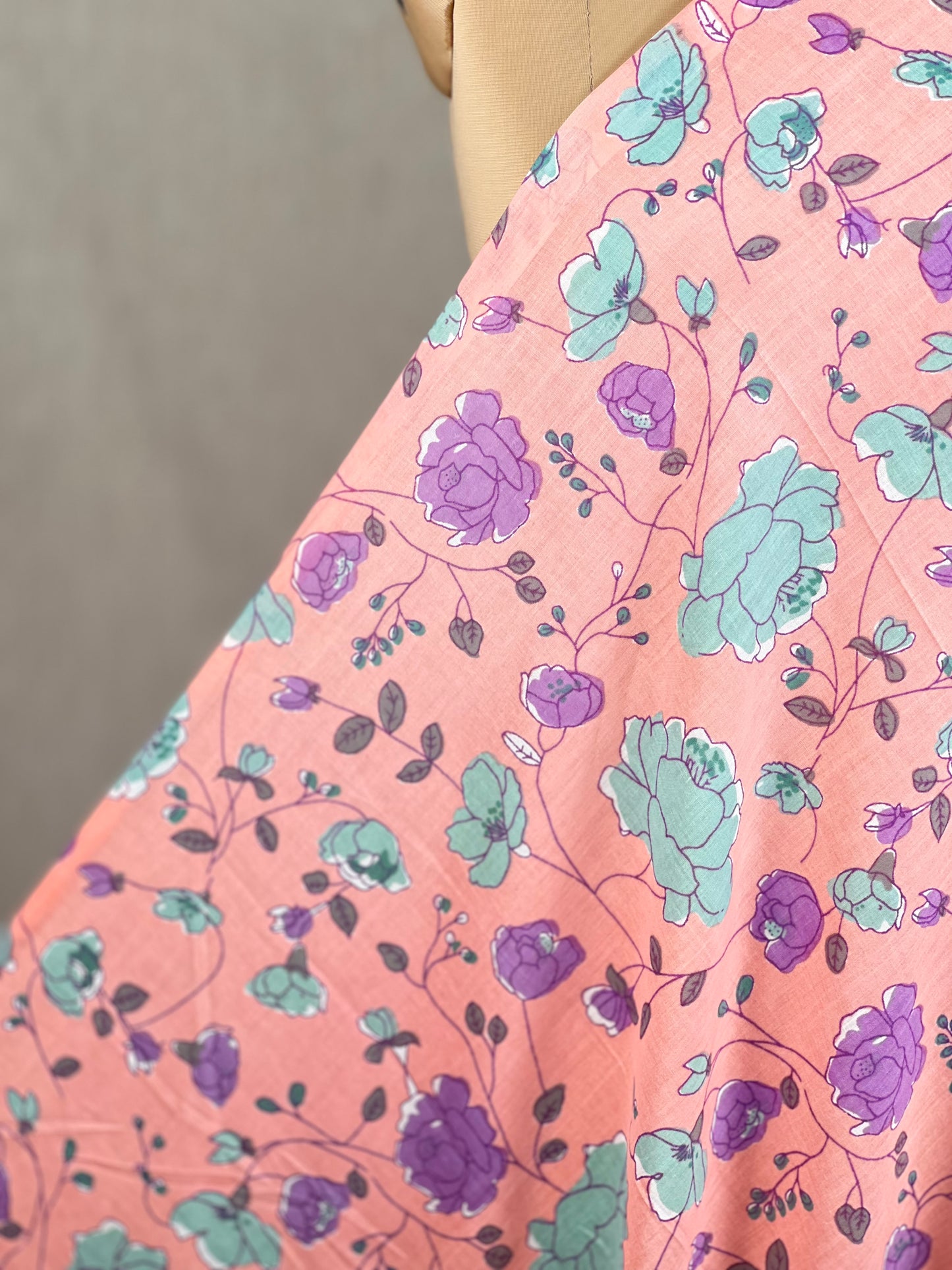 Printed Mulmul Cotton  Fabric