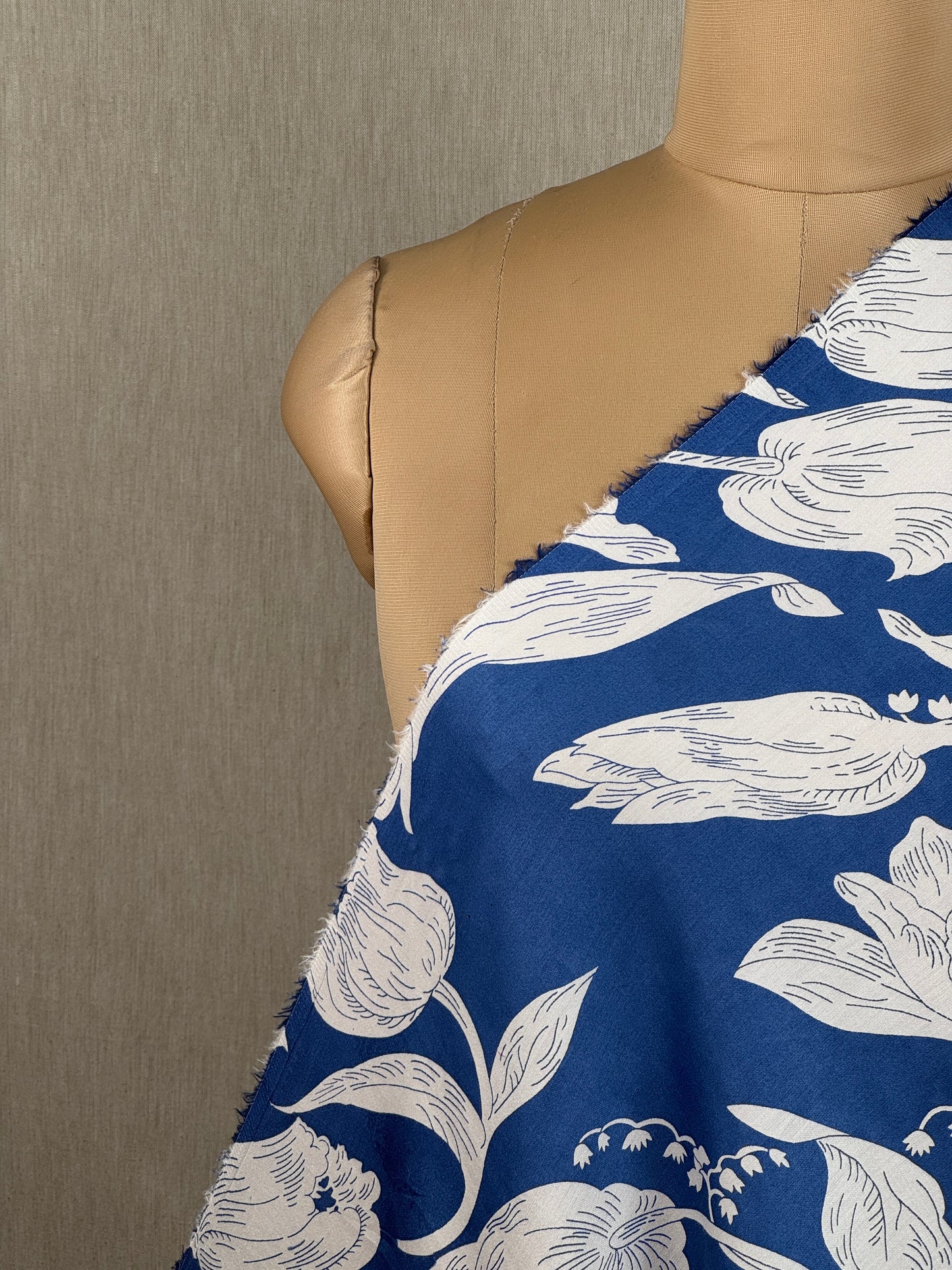 Printed Mulmul Cotton  Fabric