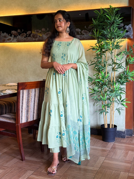 Printed Cotton Salwar Suit