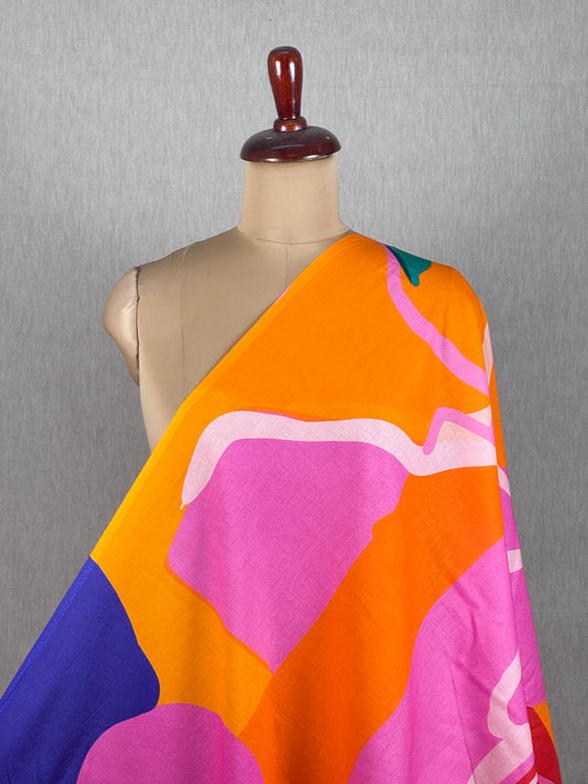 Digital Printed Cambric Cotton Fabric