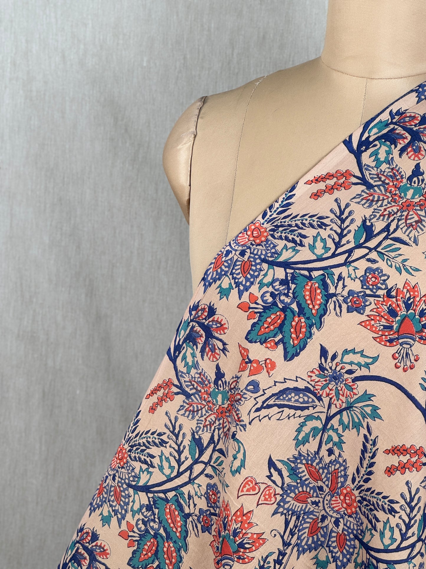 Printed Mulmul Cotton  Fabric