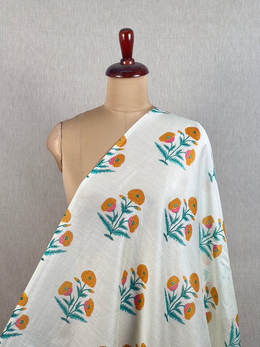 Printed Chanderi Fabric