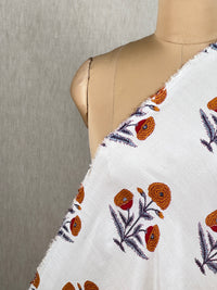 Printed Muslin Fabric