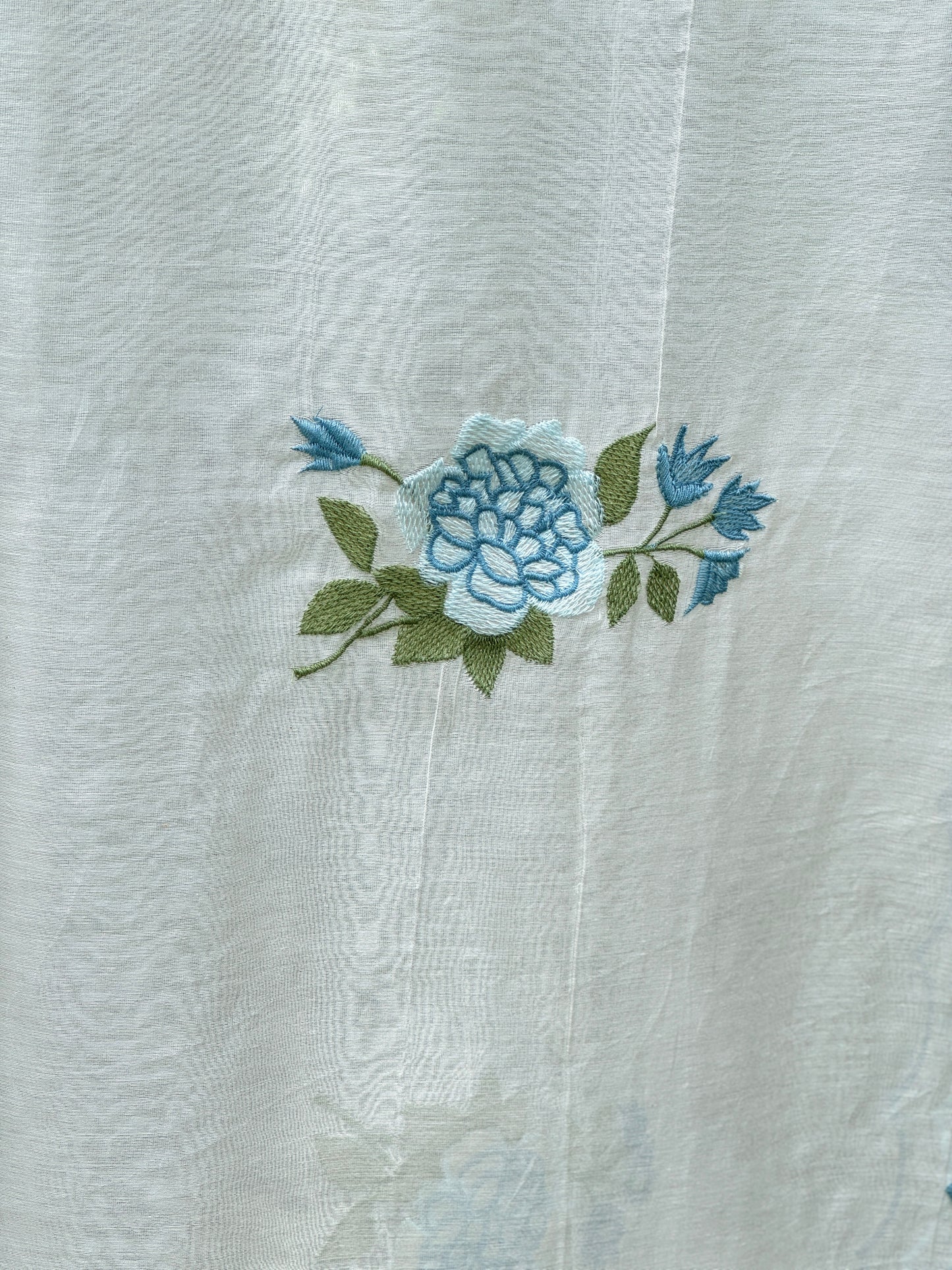 Embroidered Chanderi Dupatta