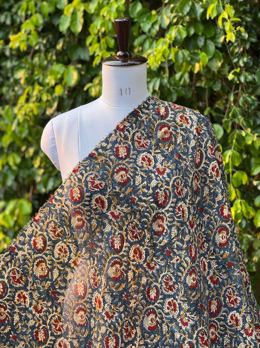 Block Printed Kalamkari Modal Fabrics