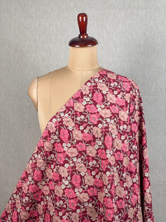 Discharge Printed Cotton Fabric