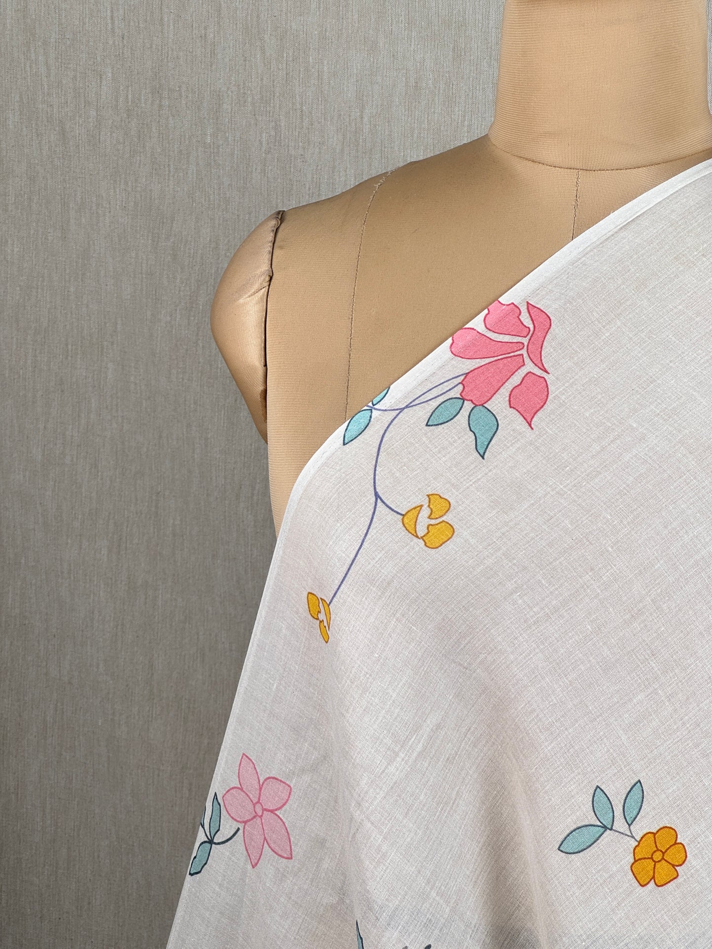 Digital Printed Mulmul Cotton  Fabric
