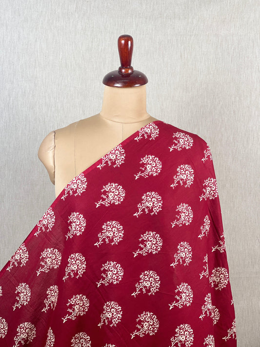 Printed Mulmul Cotton  Fabric
