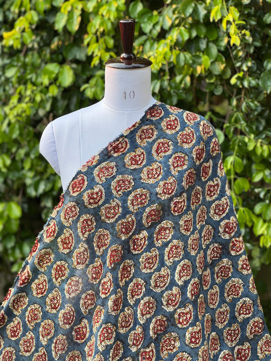 Block Printed Kalamkari Modal Fabrics