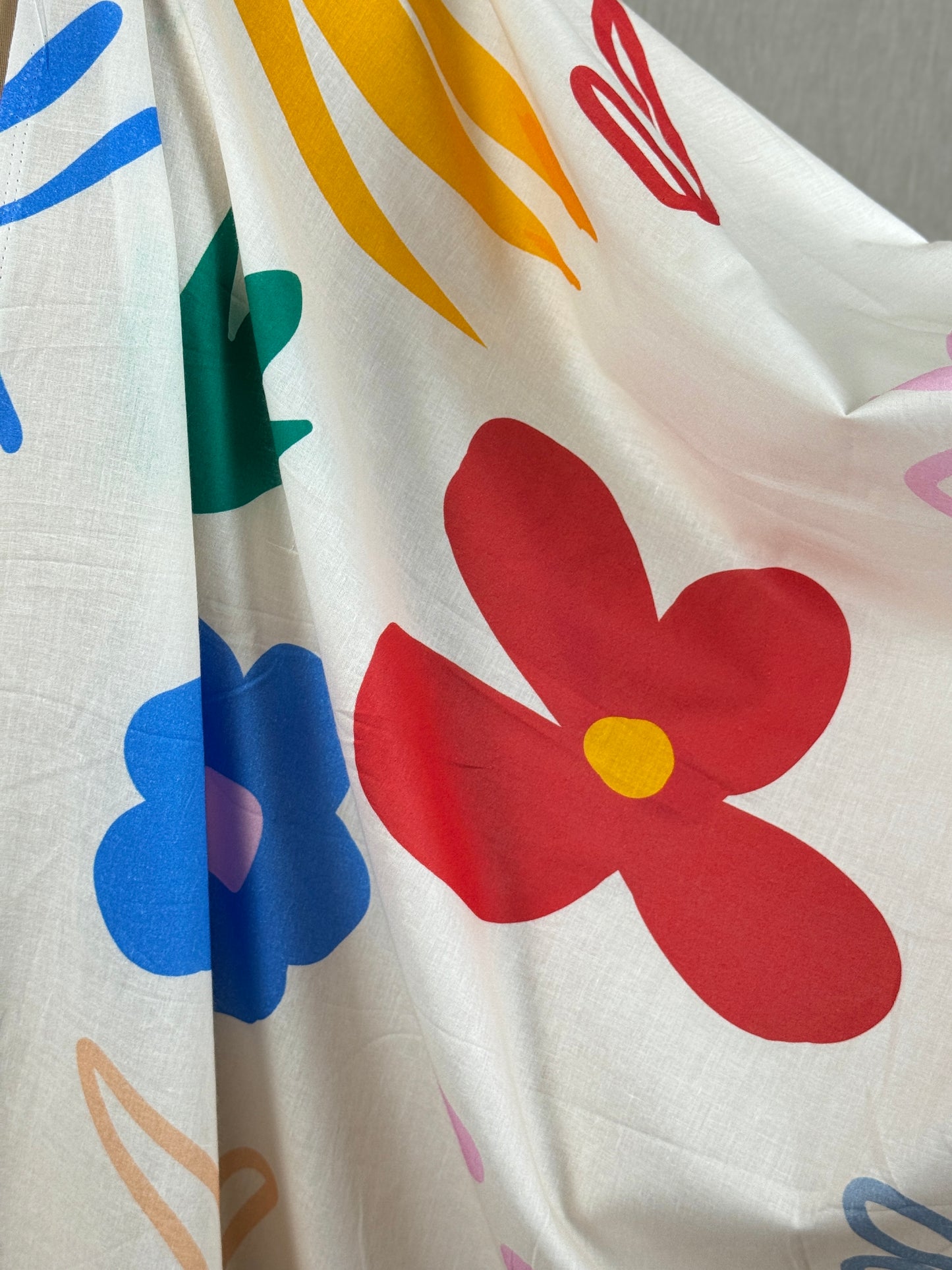 Digital Printed Cambric Cotton Fabric