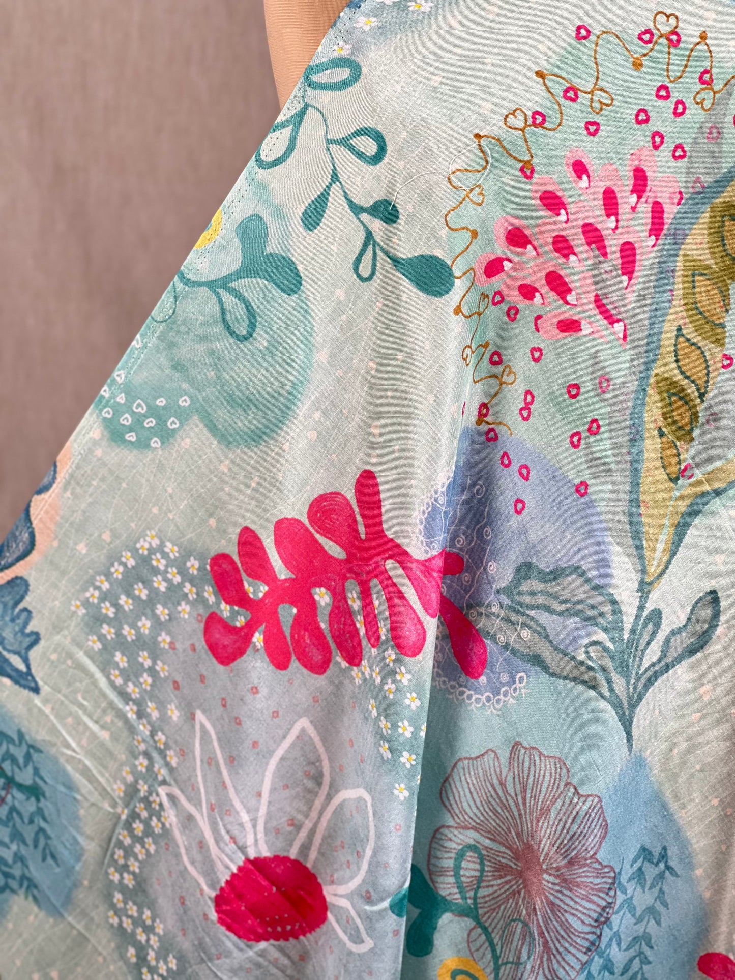 Digital Printed Muslin Fabric