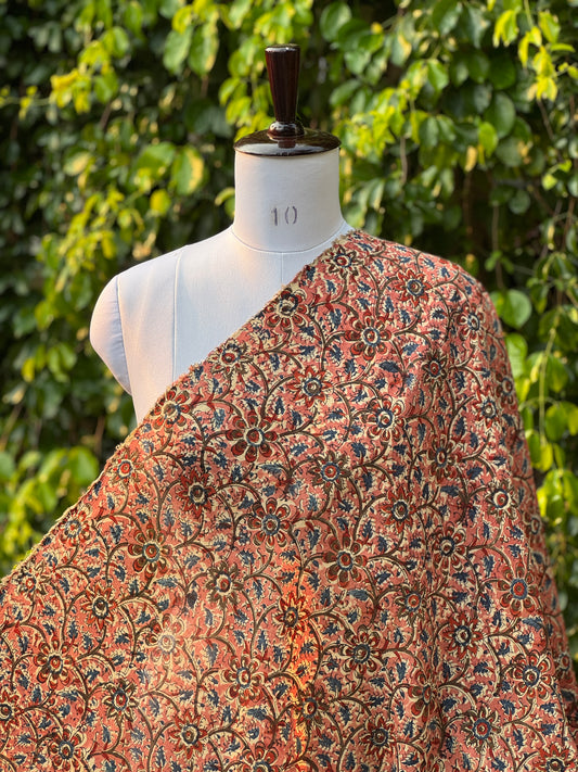 Block Printed Kalamkari Modal Fabrics