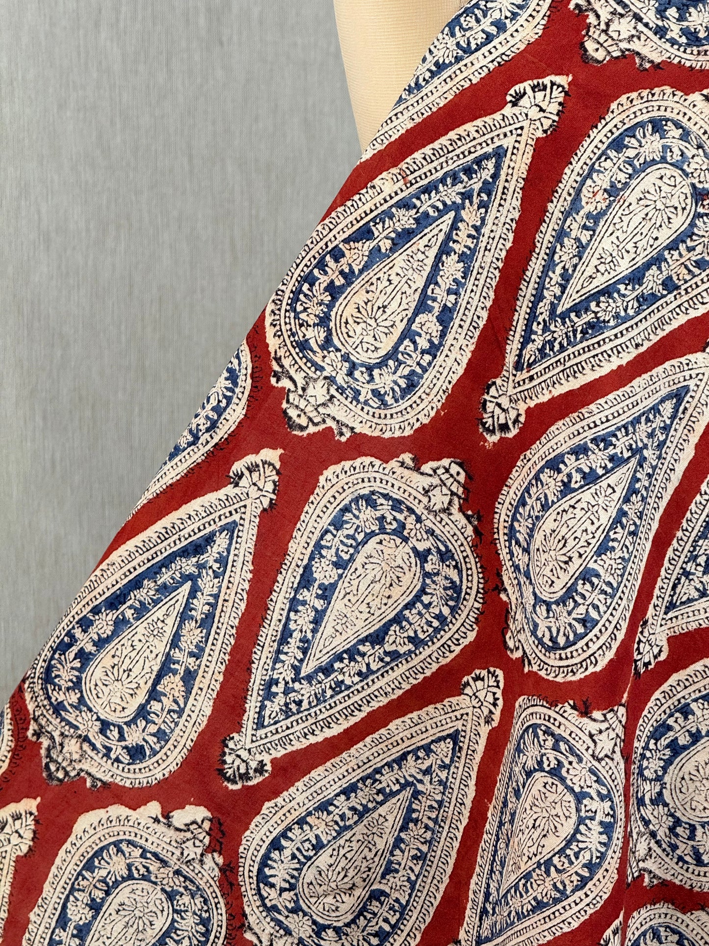 Kalamkari printed modal fabric
