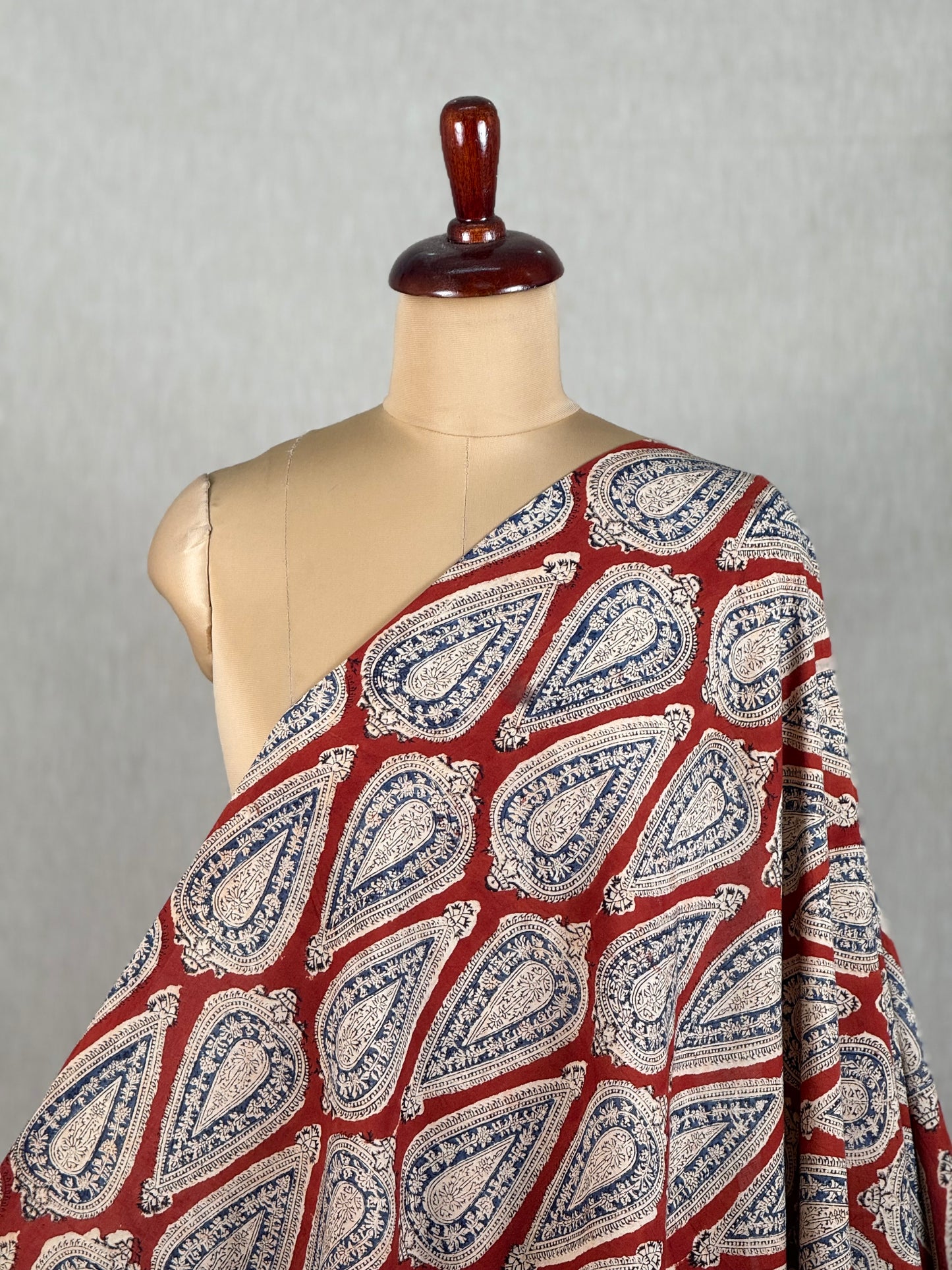 Kalamkari printed modal fabric