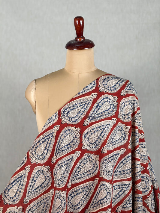 Kalamkari printed modal fabric
