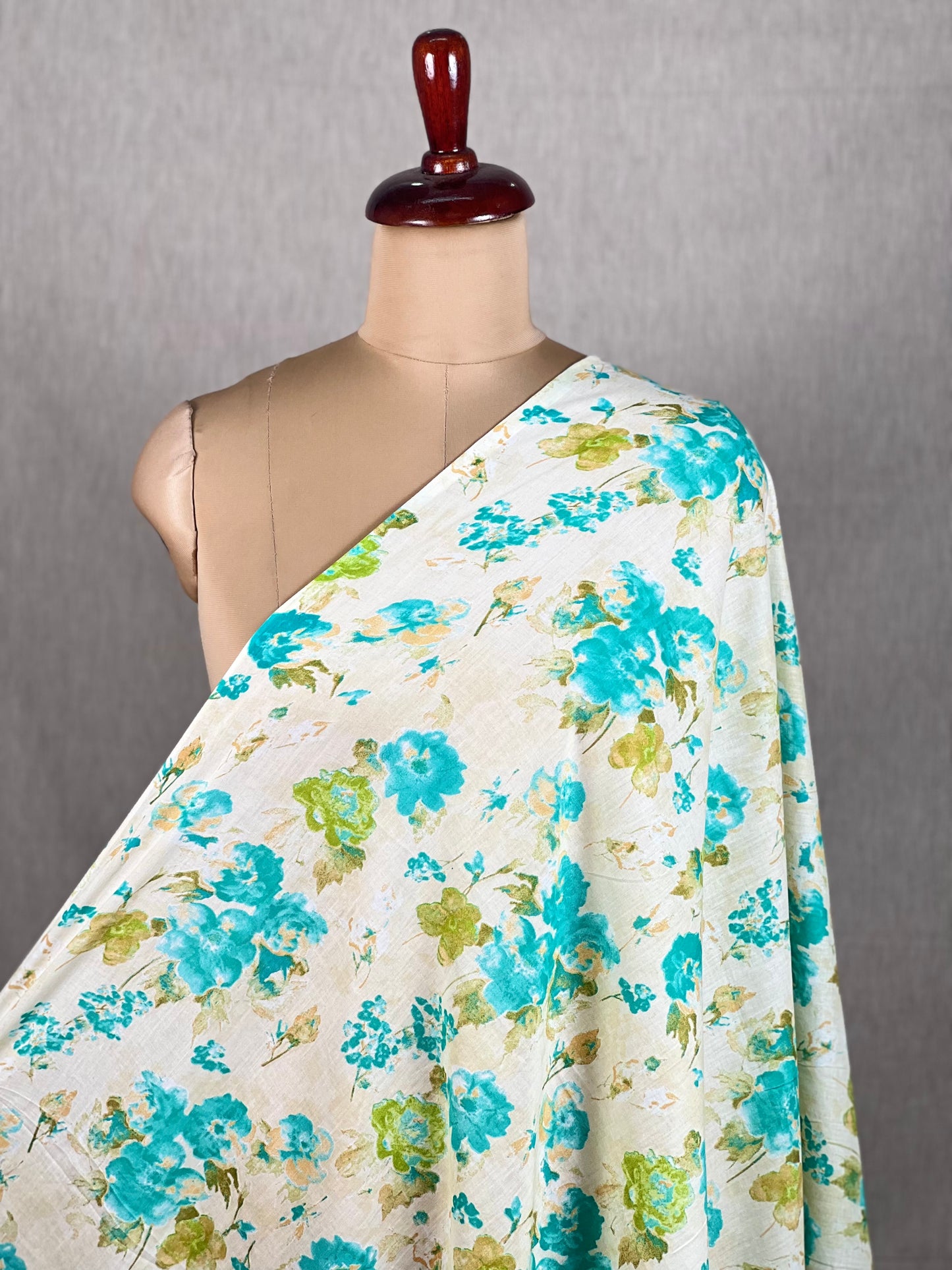 Printed Mulmul Cotton  Fabric