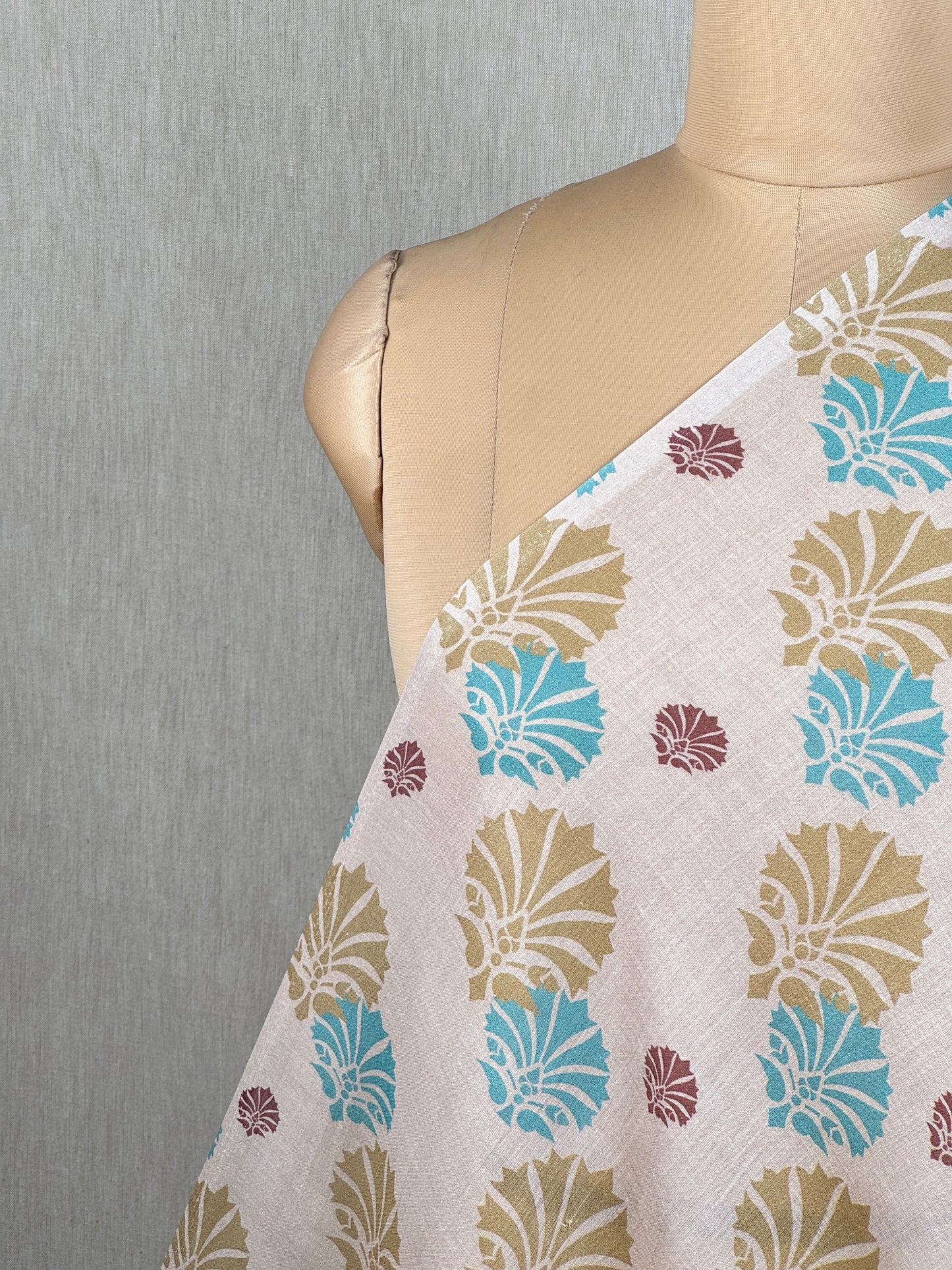 Digital Printed Mulmul Cotton  Fabric