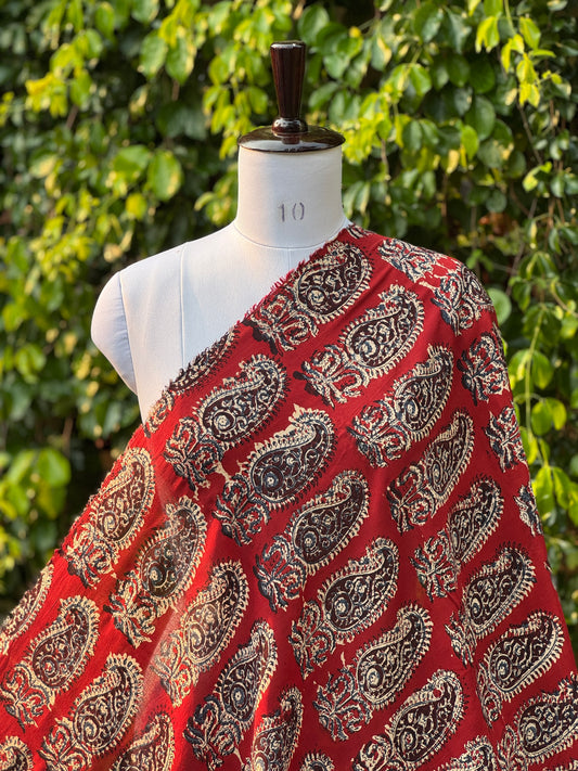 Block Printed Kalamkari Modal Fabrics