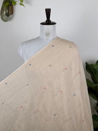 Pearl Embroidered 40gm Banarasi Chanderi Fabrics
