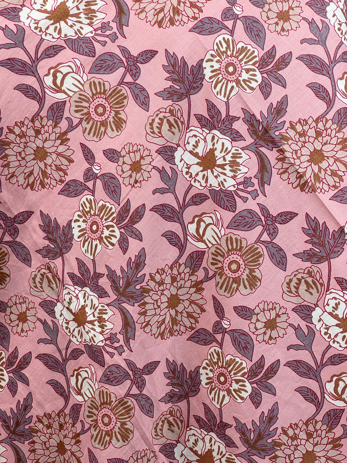 Discharge Printed Cotton Fabric