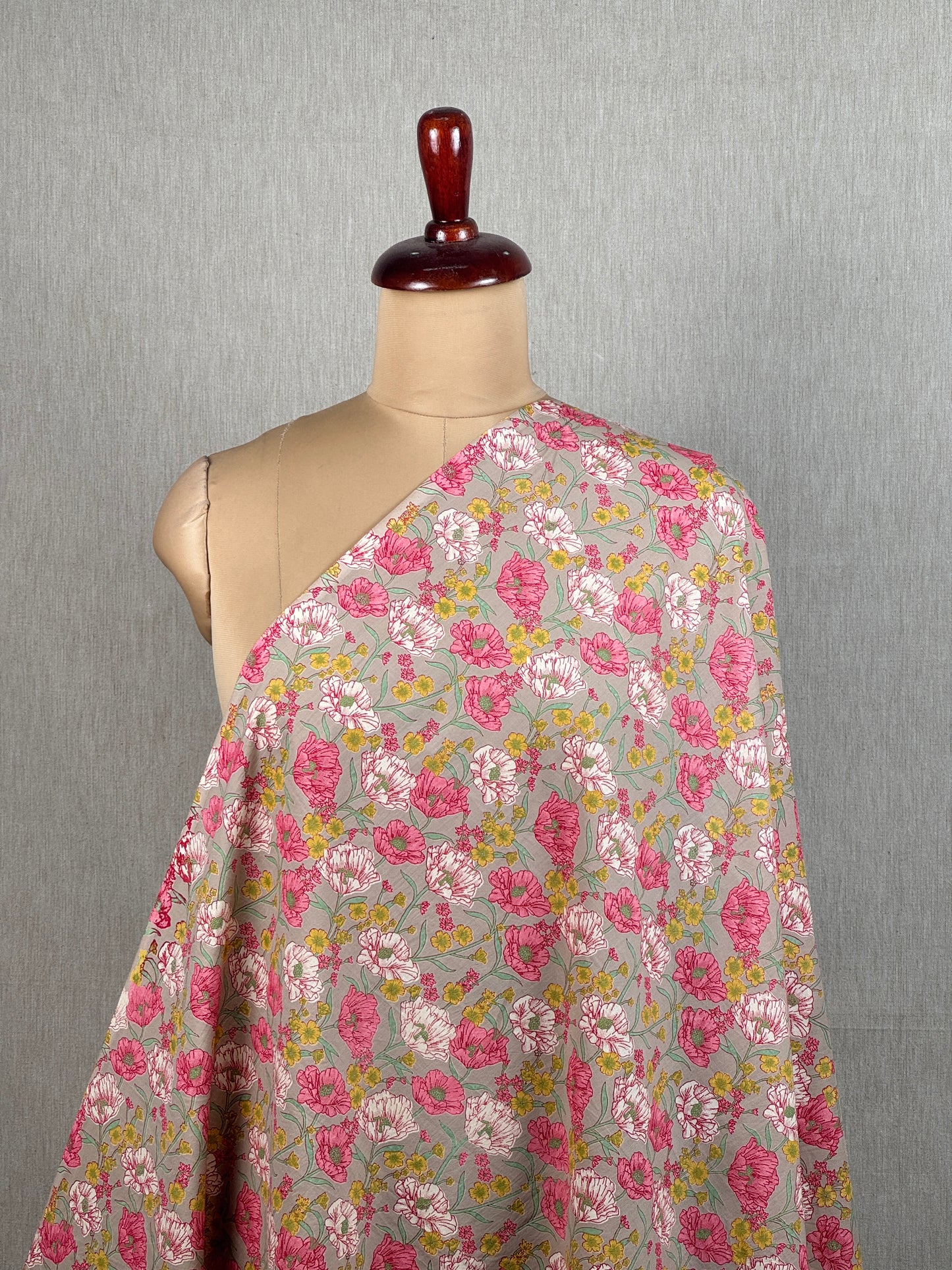 Discharge Printed Cotton Fabric