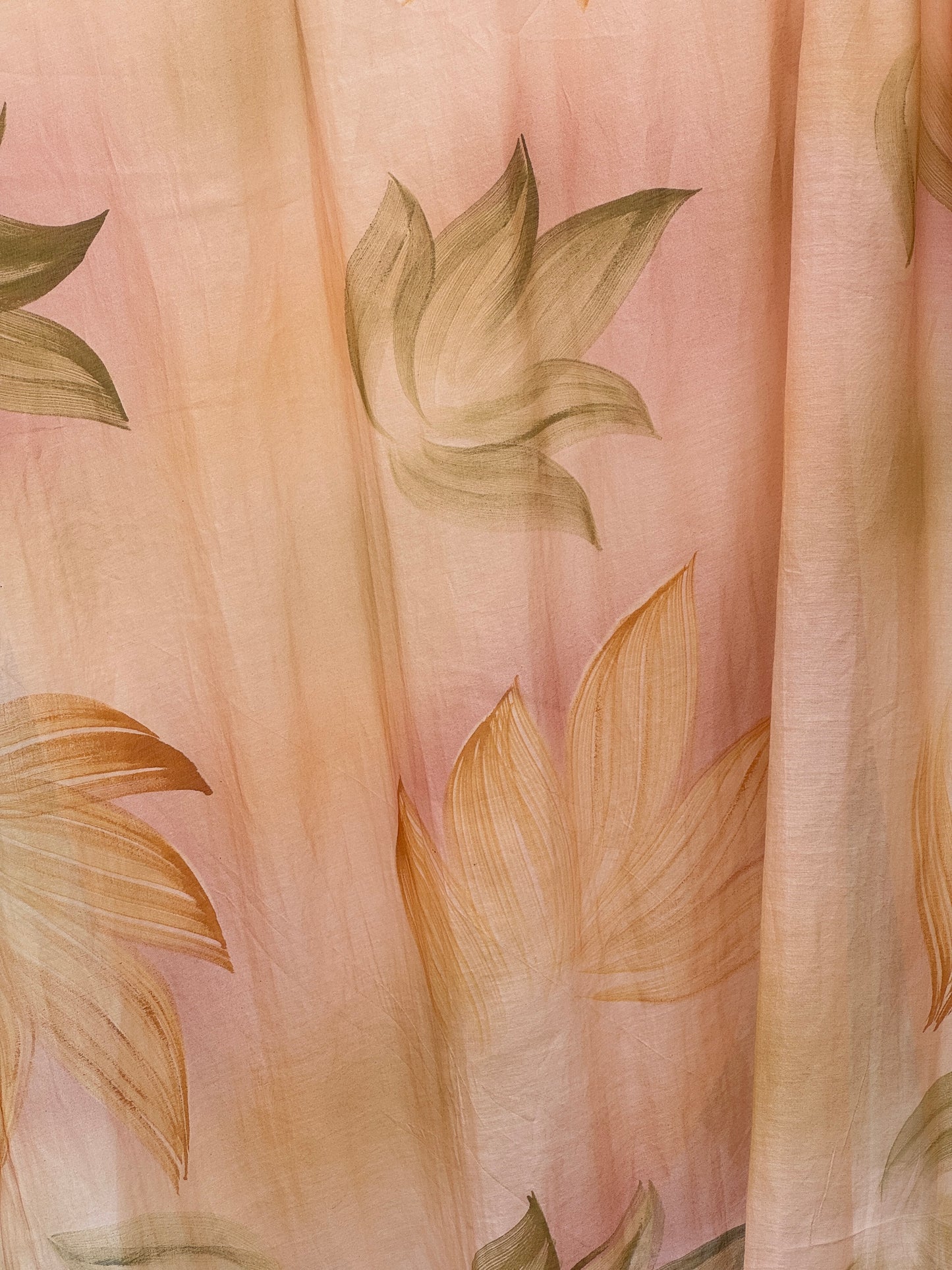Hand Painted 40 gm Banarasi Chanderi Fabric