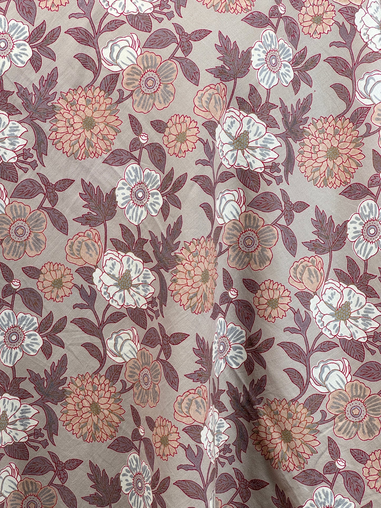 Discharge Printed Cotton Fabric