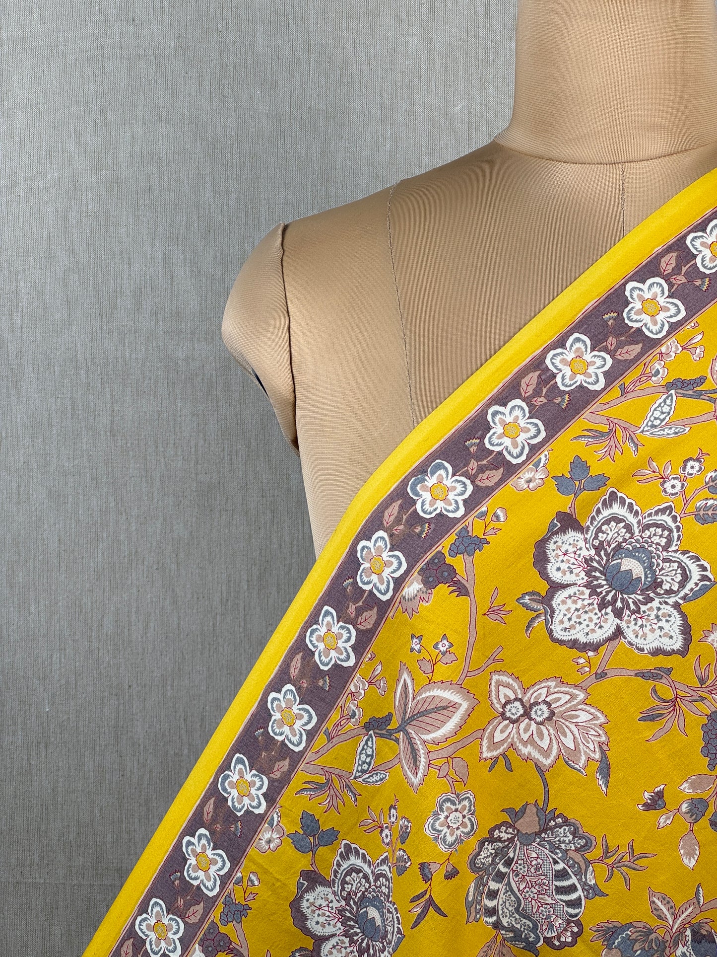Discharge Printed Cotton Fabric