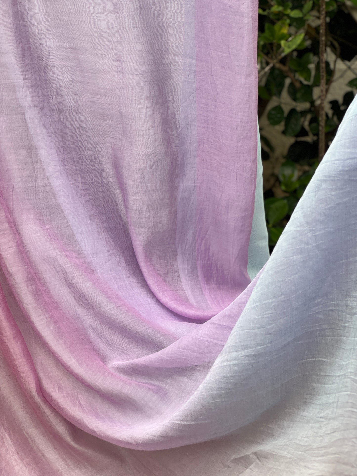 4D Banarasi Silk Chanderi Fabric