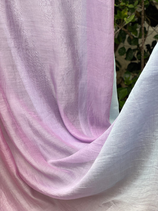 4D Banarasi Silk Chanderi Fabric