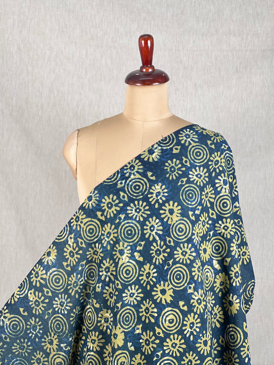 Bagru Hand-Printed Cambric Cotton Fabrics