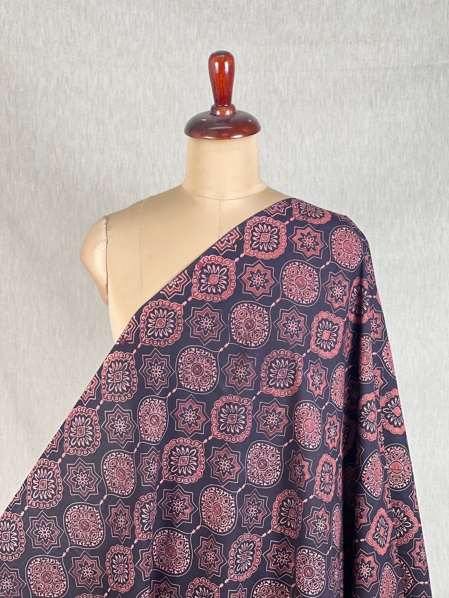 Ajrak Printed Modal  Fabric