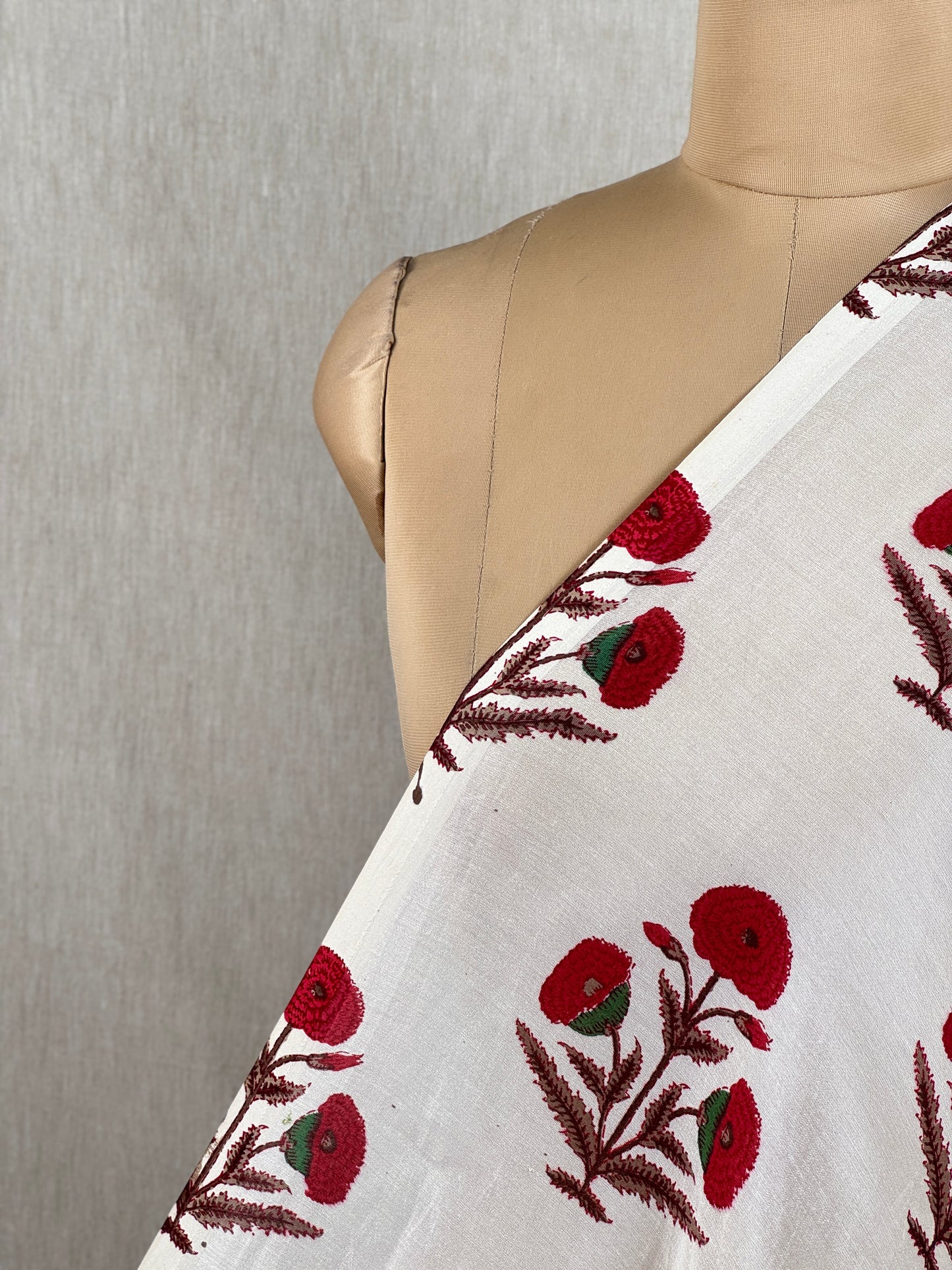 Printed Chanderi Fabric