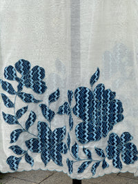 Applique Embroidered Chanderi Dupatta