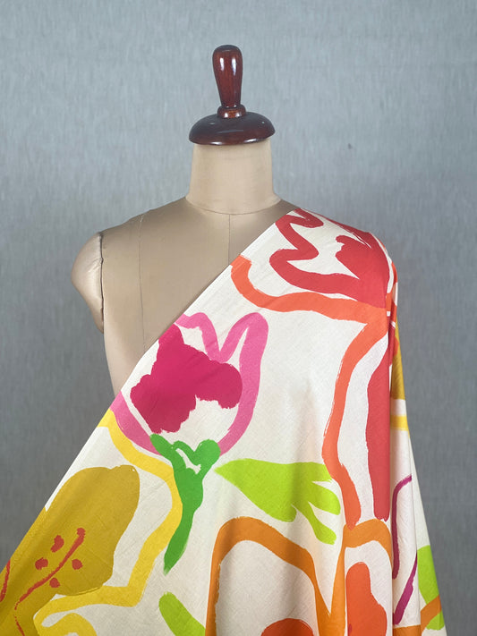 Digital Printed Cambric Cotton Fabric