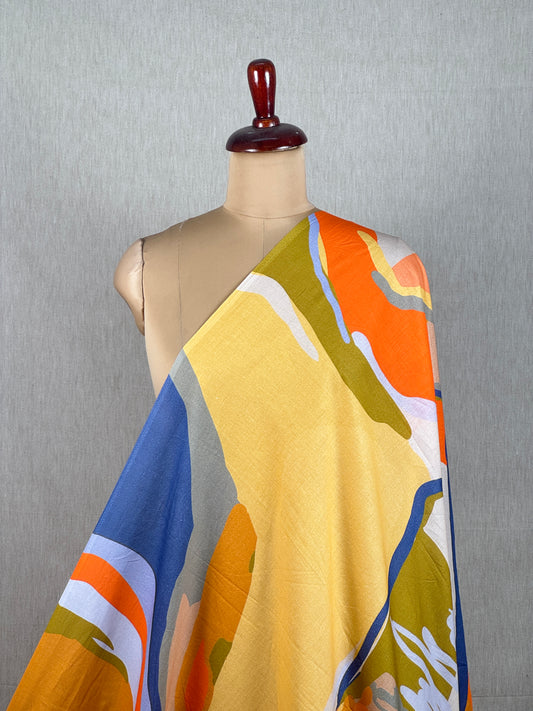 Digital Printed Cambric Cotton Fabric