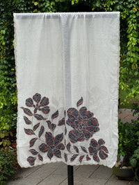 Applique Embroidered Chanderi Dupatta