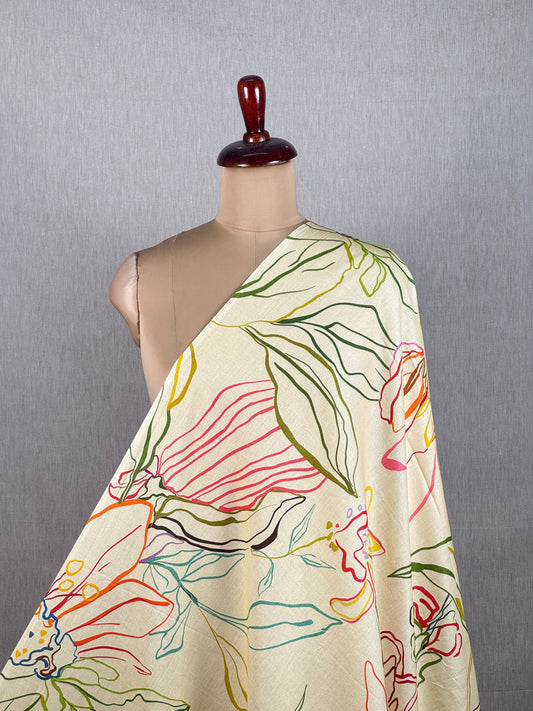 Digital Printed Cambric Cotton Fabric