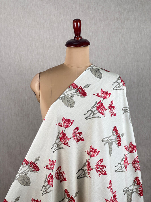 Digital Printed Cambric Cotton Fabric