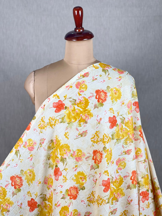 Printed Mulmul Cotton  Fabric