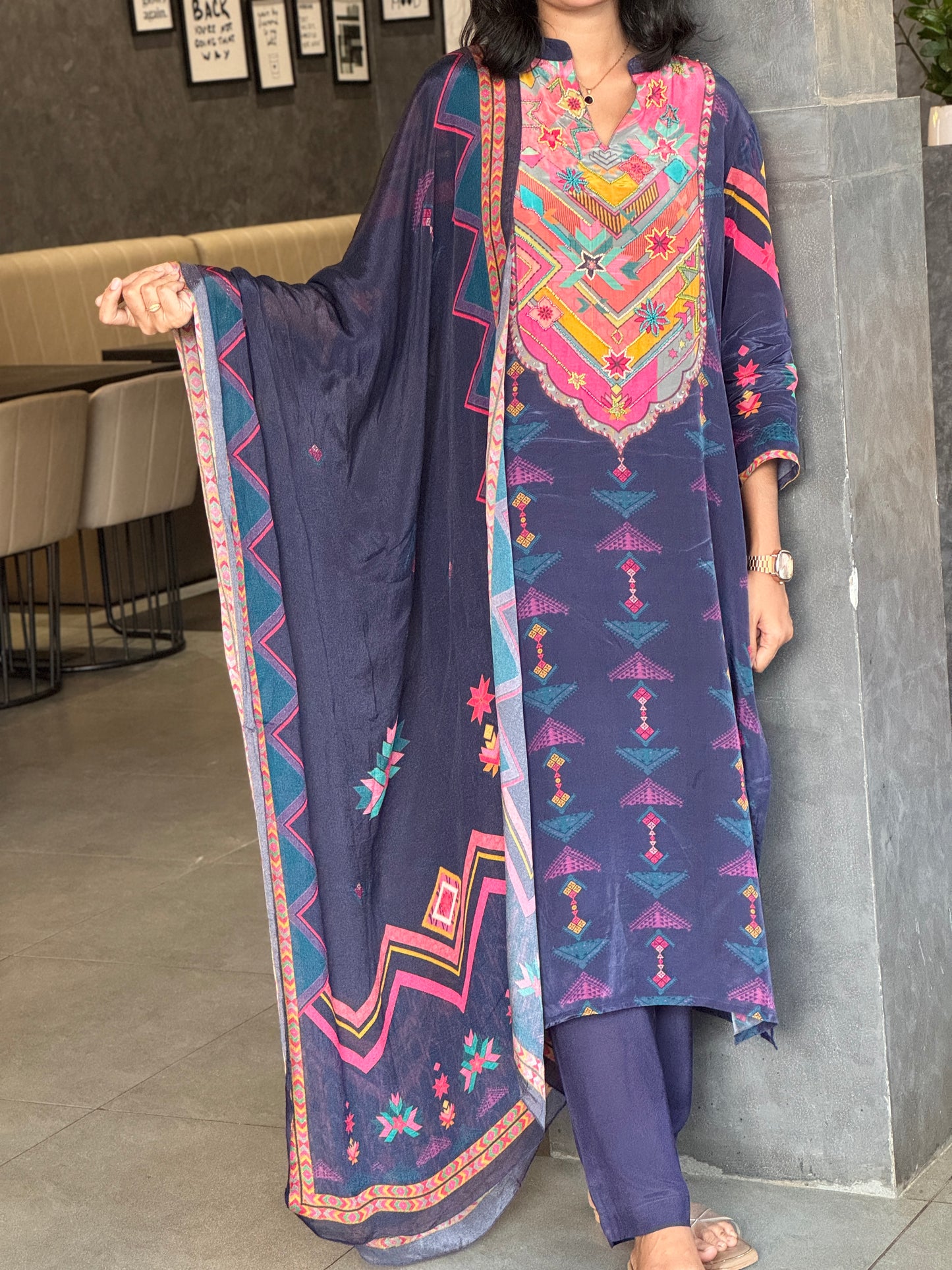 Muslin Salwar  Suit