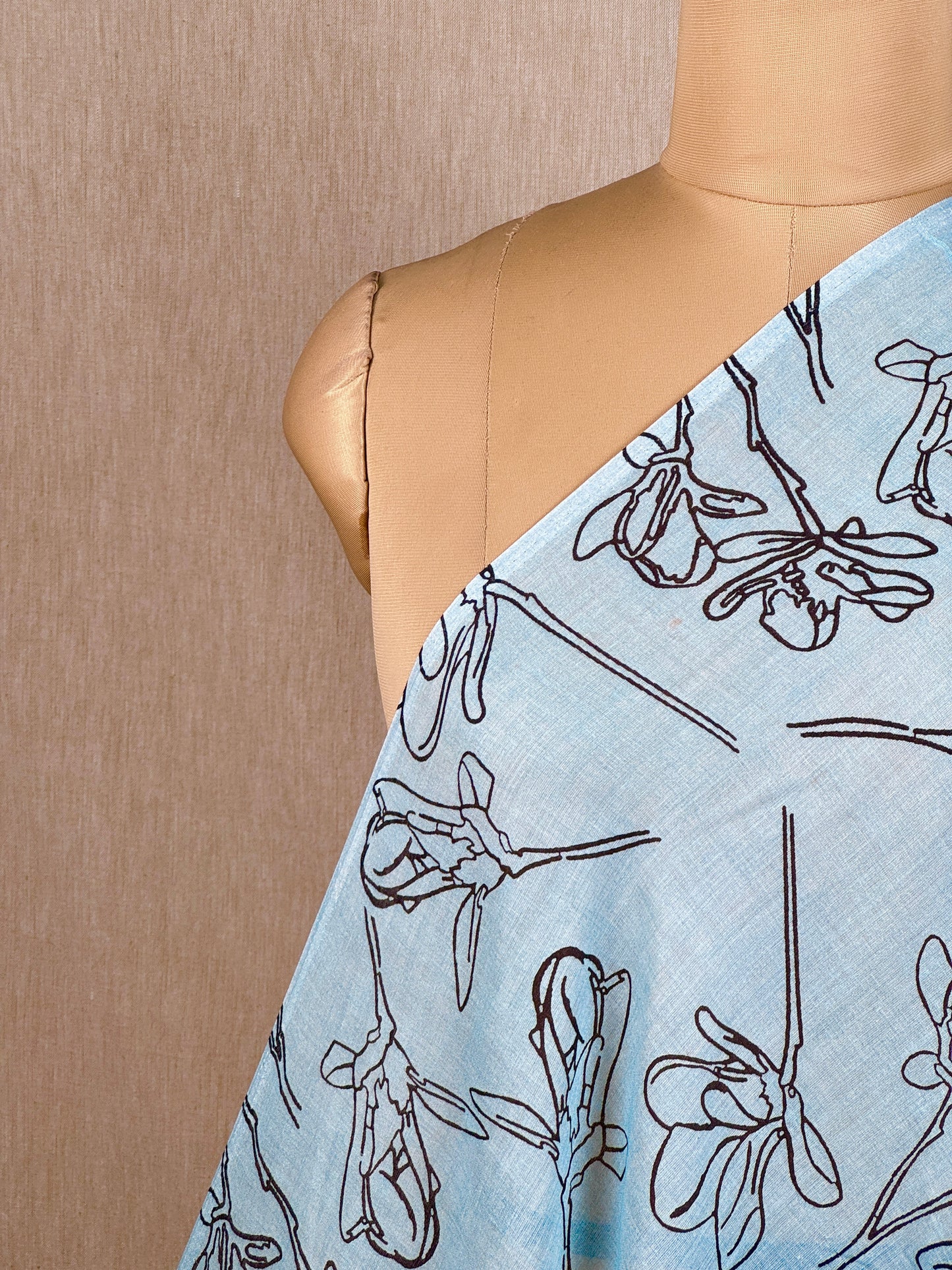 Digital Printed Mulmul Cotton  Fabric
