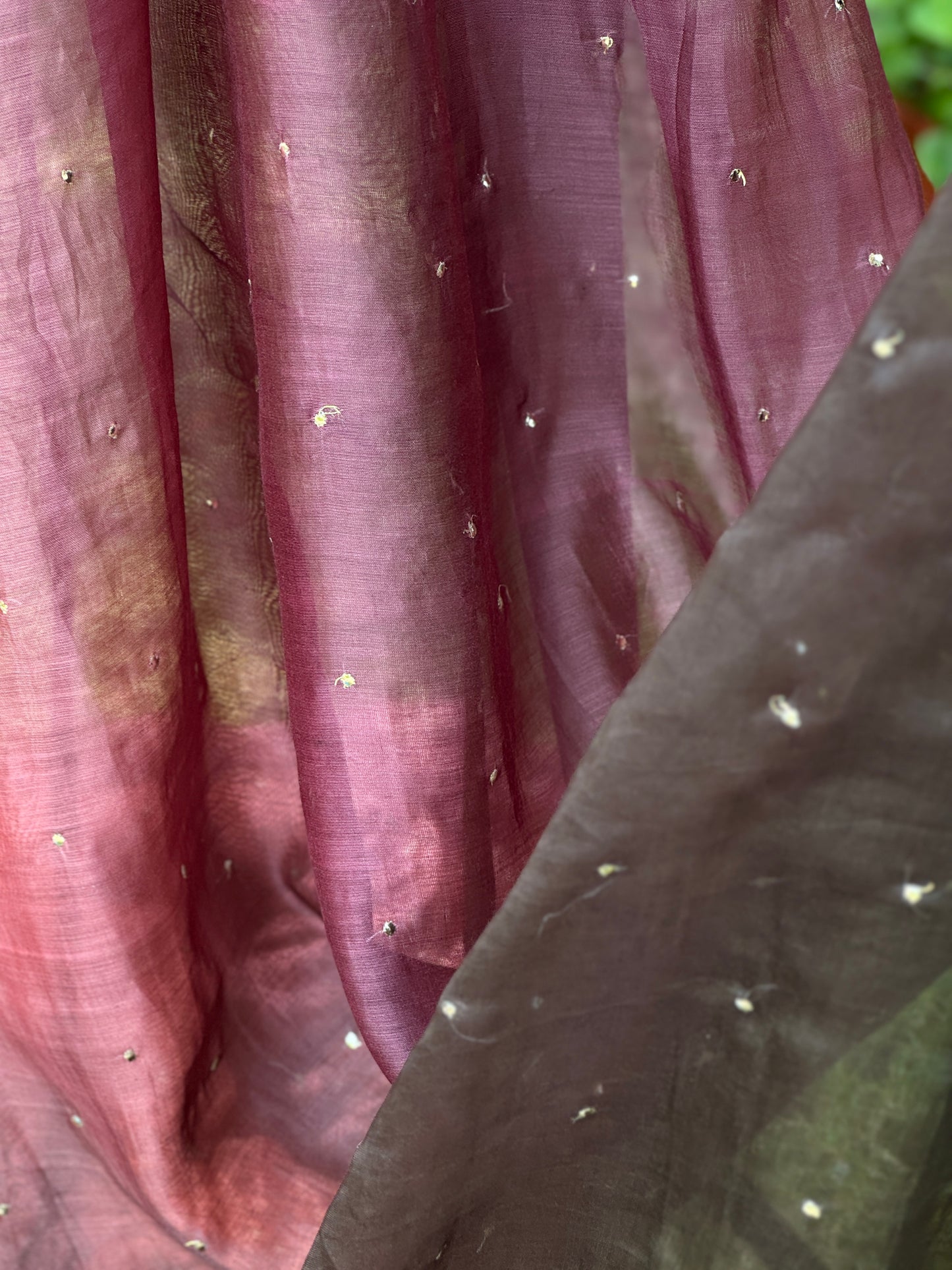 Embroidered 4D Banarasi Silk Chanderi Fabrics