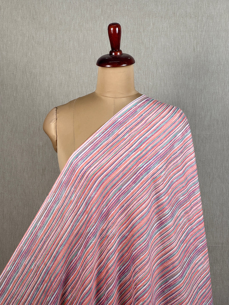 Printed Mulmul Cotton  Fabric