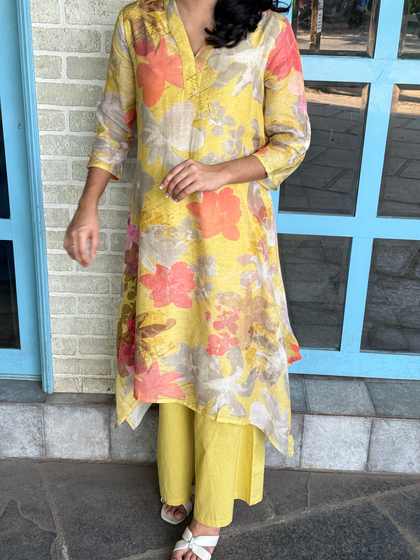 Cotton Linen Salwar Suits